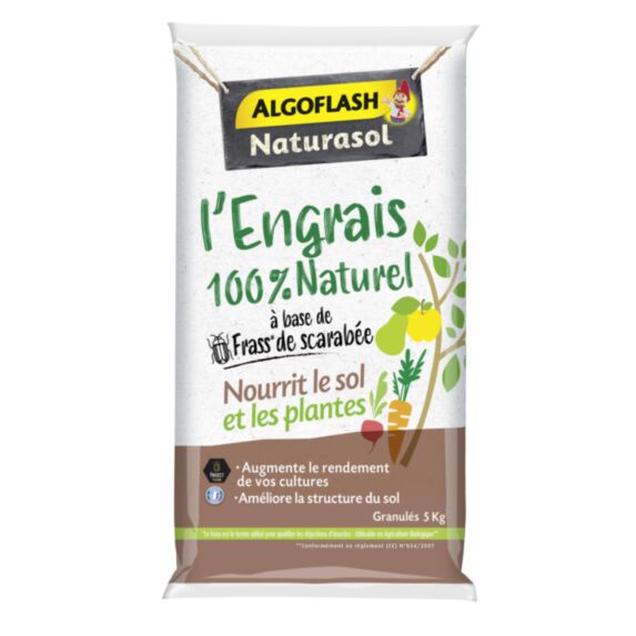 L'Engrais 100% Naturel Complet à base de Fass de Scarabée 5kg