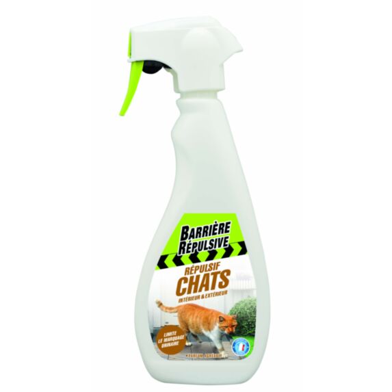 Répulsif Chats Intérieur & Exterieur - Prêt à l'emploi 500ml