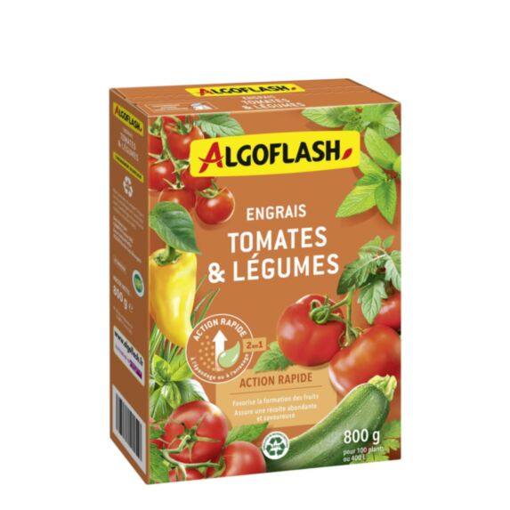 Engrais Tomates et Légumes Action rapide 800gr - ALGOFLASH