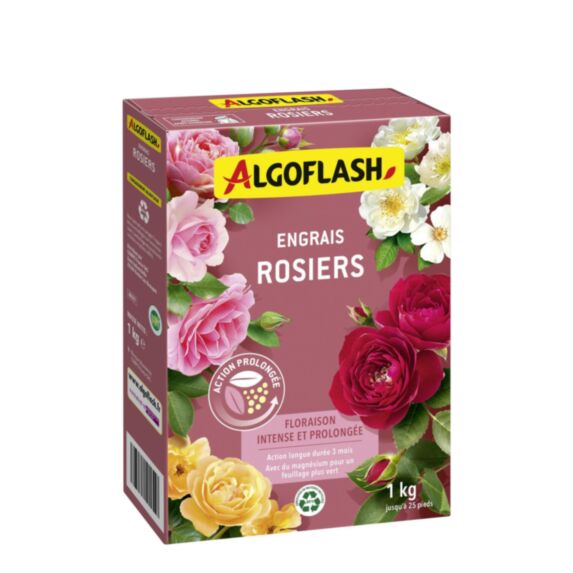 Engrais Rosiers granulés 1kg - ALGOFLASH