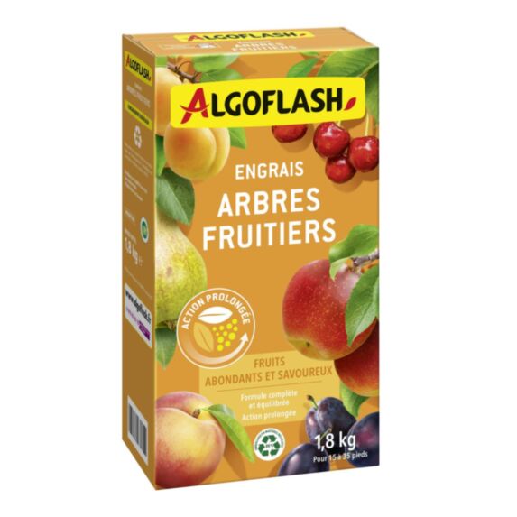 Engrais Arbres fruitiers Action prolongée 1,8kg - ALGOFLASH