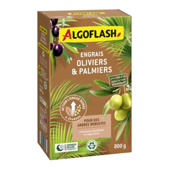 Engrais Oliviers Palmiers 800g - ALGOFLASH