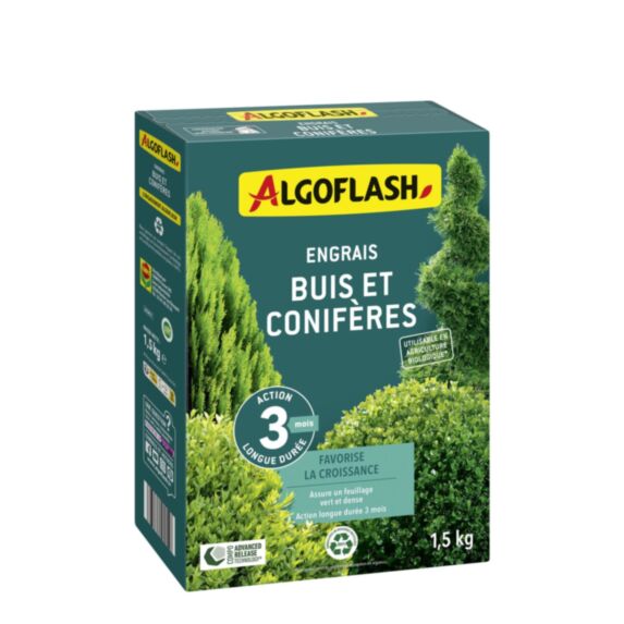 Engrais Buis et Conifères UAB 1,5kg - ALGOFLASH