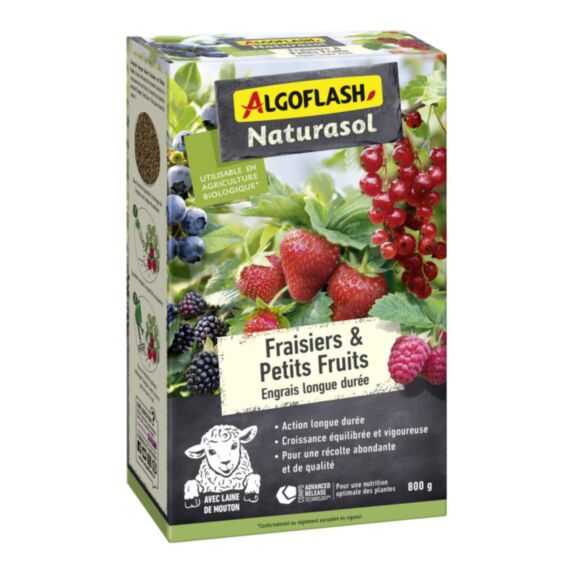 Engrais Fraisiers et petits fruits 1,5kg longue durée - ALGOFLASH