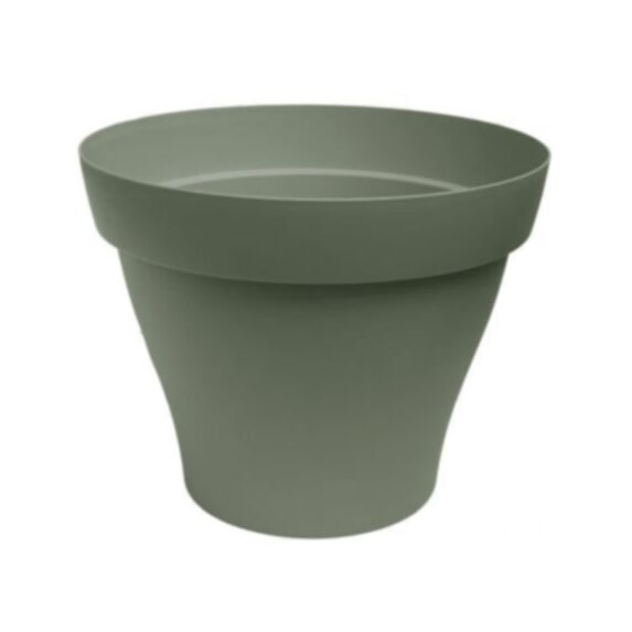 Cache-Pot Romeo Recyclé Rond Ø21cm h16,3cm 2,7L Kaki - POETIC