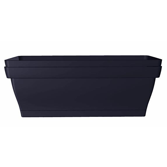 Lot 2 jardinière romeo 50 noir violine