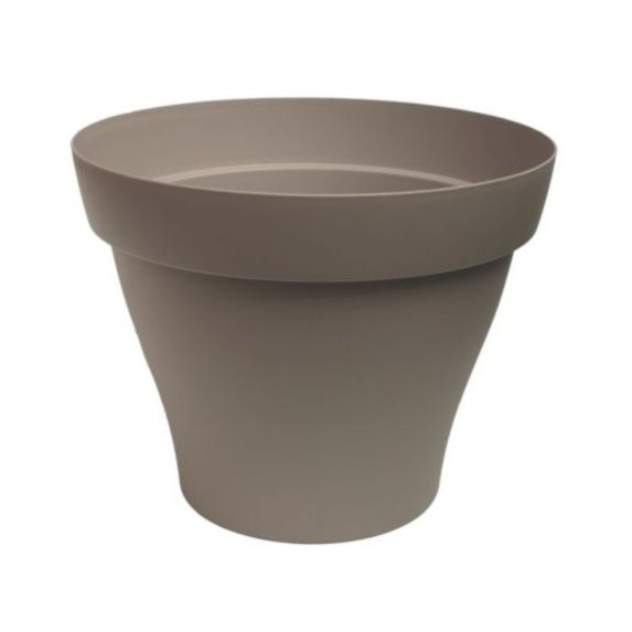 Pot de fleurs Roméo 50 Ø49x38,5cm 41L taupe - POETIC