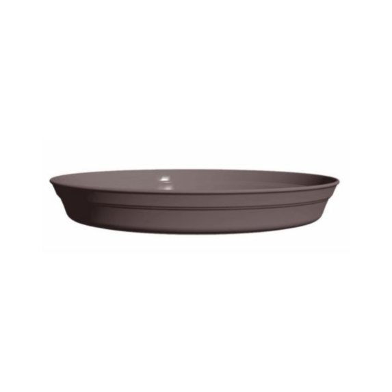 Soucoupe Pot de fleurs Roméo rond 40 taupe Ø28x4cm - POETIC