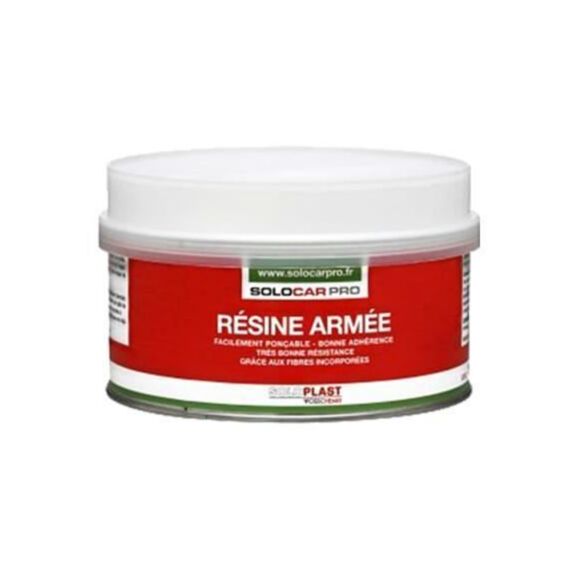 Résine armée de renforcement transparent 250 g - SOLOCAR