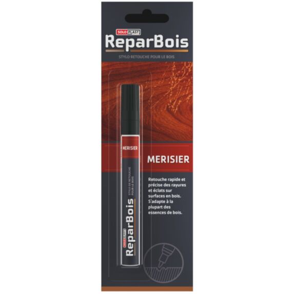 Stylo retouche bois merisier 4ml - SOLOPLAST