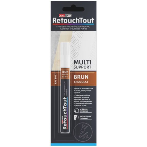 Stylo retouche brun chocolat 10ml - SOLOPLAST