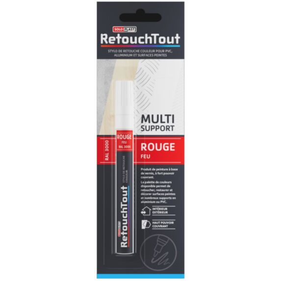Stylo retouche rouge feu 10ml - SOLOPLAST