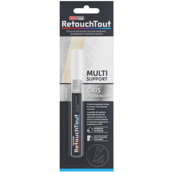Stylo retouche Anthracite 10ml - SOLOPLAST