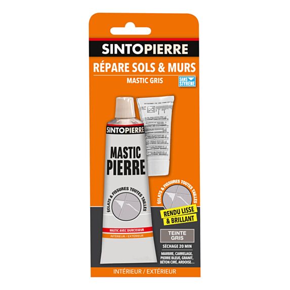 mastic de réparation gris pour pierres - SINTO