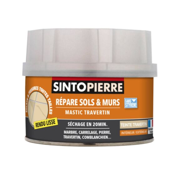 mastic de réparation travertin - SINTO
