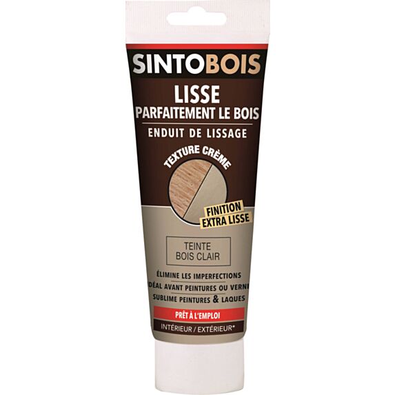 Enduit de lissage coloris bois clair 250gr - SINTO