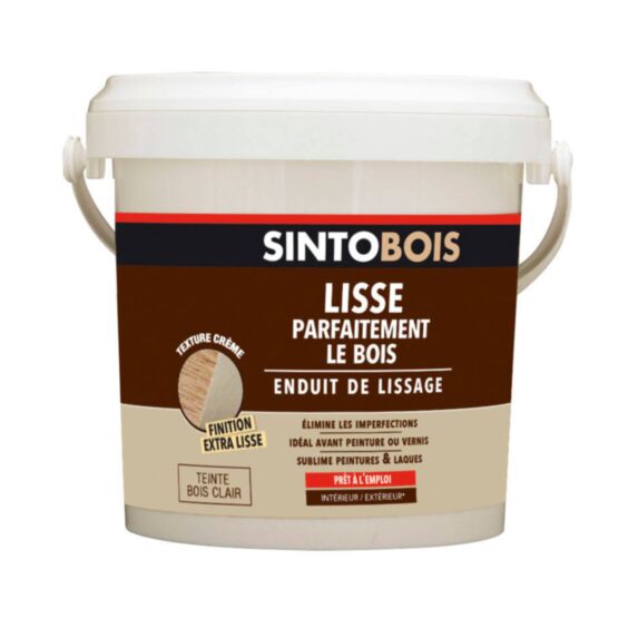 Enduit de lissage bois clair - SINTO