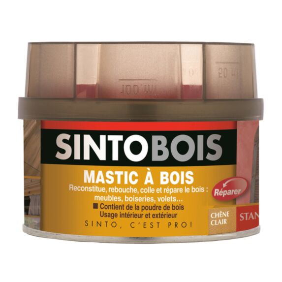 mastic à bois standard chêne moyen - SINTO