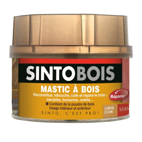 mastic à bois standard acajou - SINTO