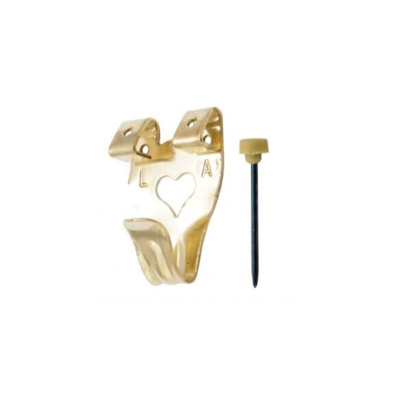 5 crochets acier n° 3 pour tableaux et cadres - LE CROCHET FRANCAIS