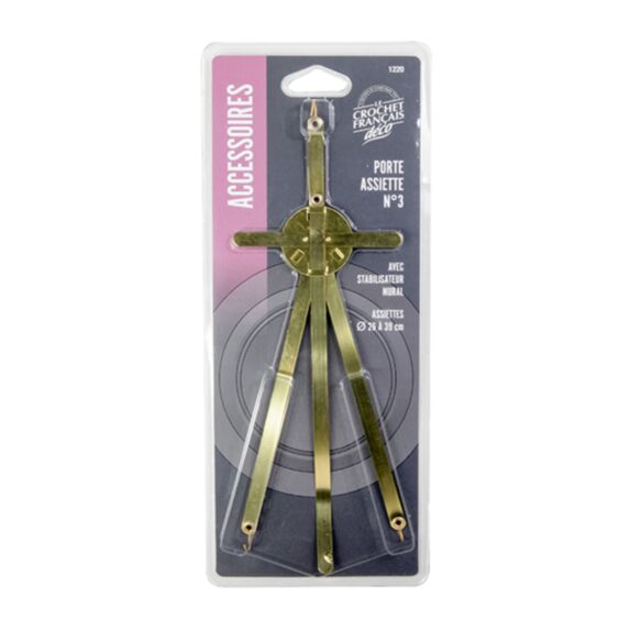 1 porte-assiette mural N° 3