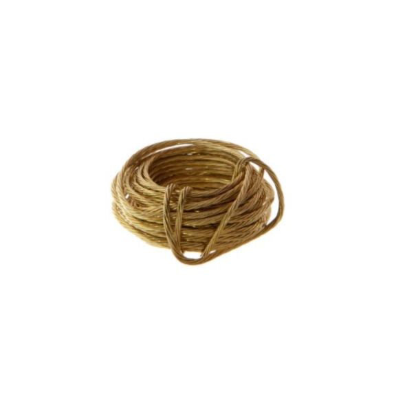 1 cordon suspension acier avec pitons et bagues de serrage