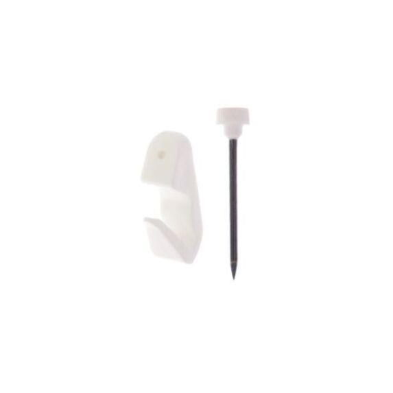 8 crochets résine blancs n° 1 pour tableaux et cadres - LE CROCHET FRANCAIS