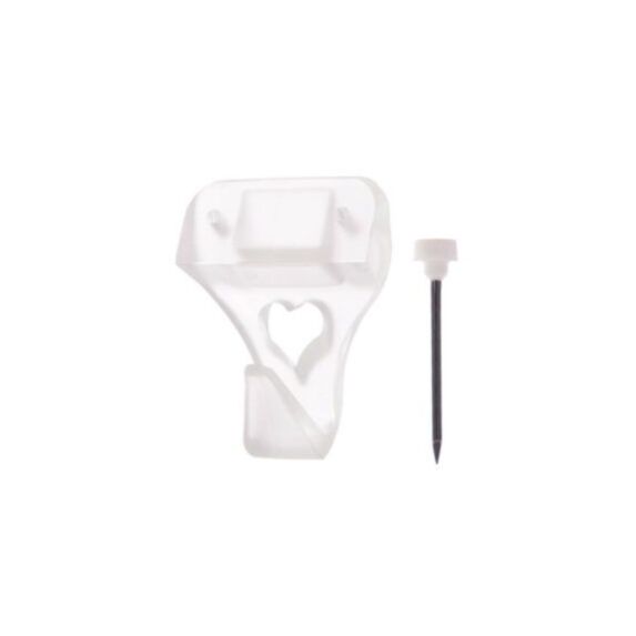 4 crochets résine transparents n° 3 pour tableaux et cadres - LE CROCHET FRANCAIS