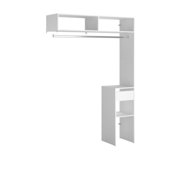 Dressing Combi Module F 140x203x40cm blanc - EKIPA