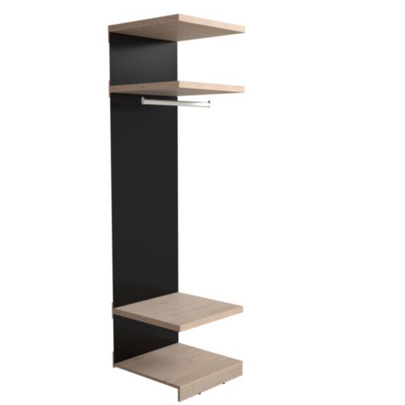 Dressing Play Module tablettes L60xH220x60cm 18mm Chêne - EKIPA