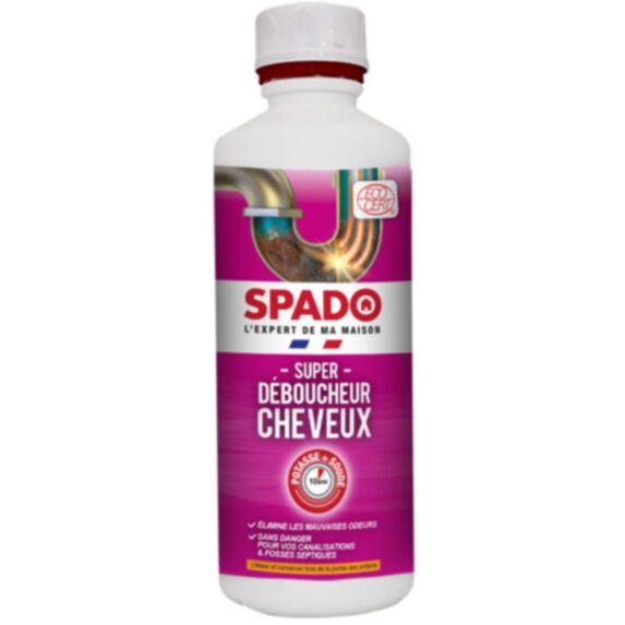 Super déboucheur Spécial cheveux 500 mL - SPADO