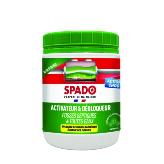 Spado traitement canalisations biologique 500 g