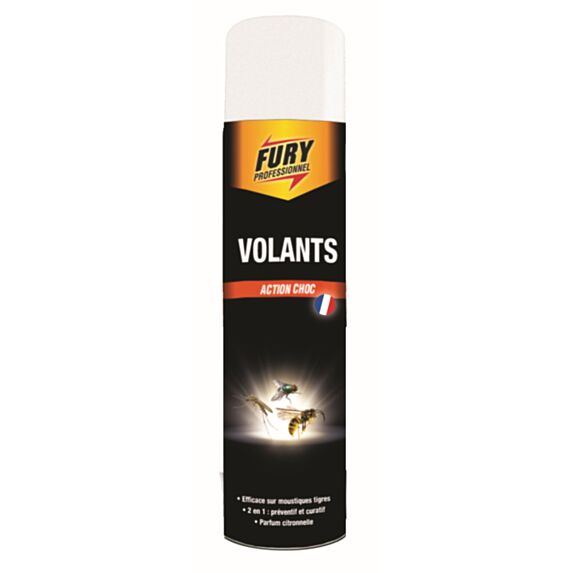 Insecticide tous volants Fury 400ml citronnelle - FURY