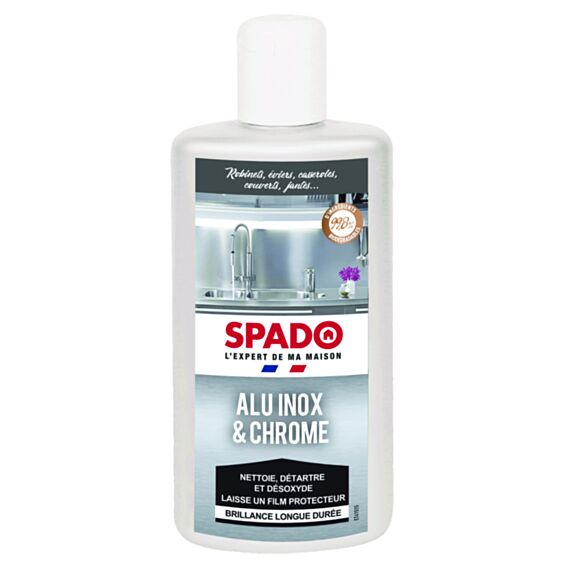 Nettoyant alu inox chrome 250 mL - SPADO