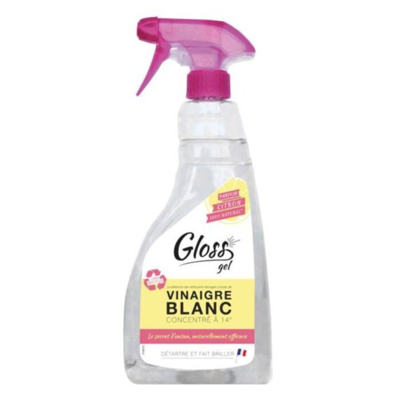 Vinaigre blanc gel citron 750 mL - GLOSS