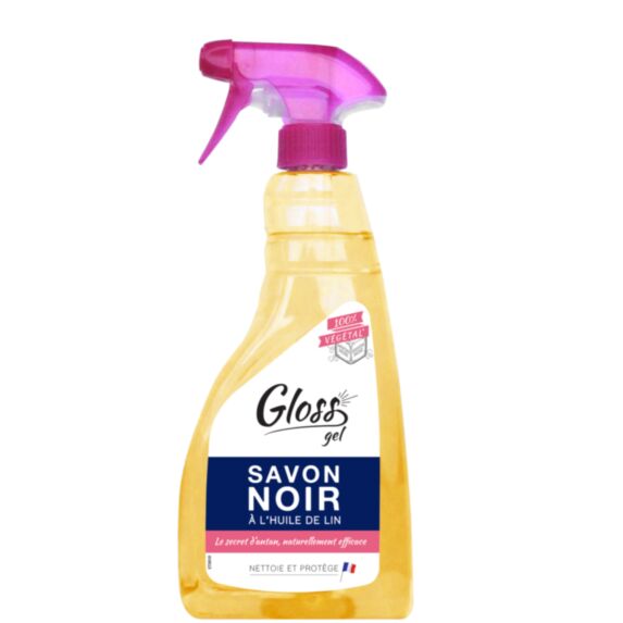 Gloss savon noir à l'huile de lin 750 ml