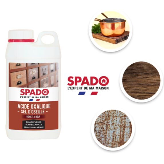 Décapant Acide Oxalique sel d'oseille 750 g - SPADO