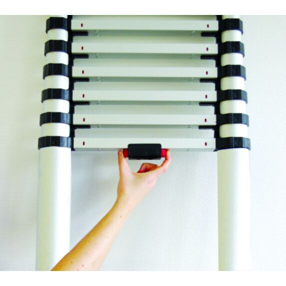 Échelle télescopique Kompact aluminium 3,80m 13 barreaux - CENTAURE