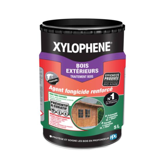Xylophene traitement bois extérieurs 5l