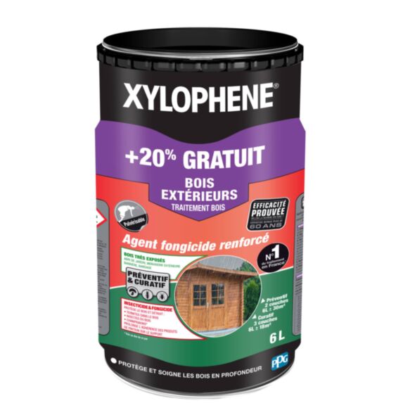 Xylophene traitement bois extérieurs 6l