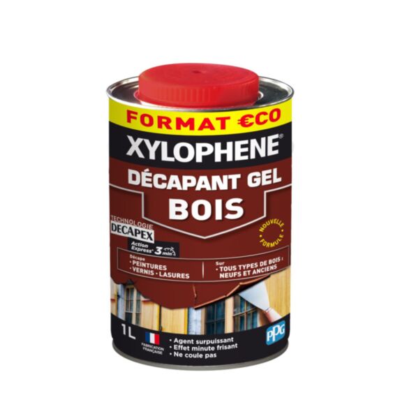 Décapant gel bois incolore 1L - XYLOPHENE