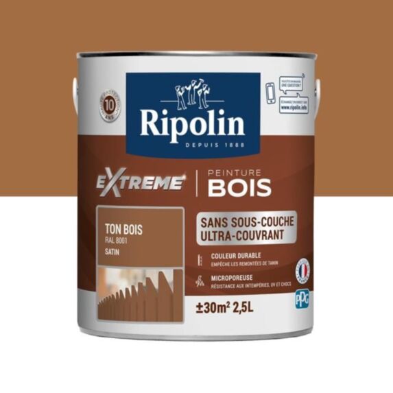 Peinture Protection eXtreme bois 2,5L ton bois