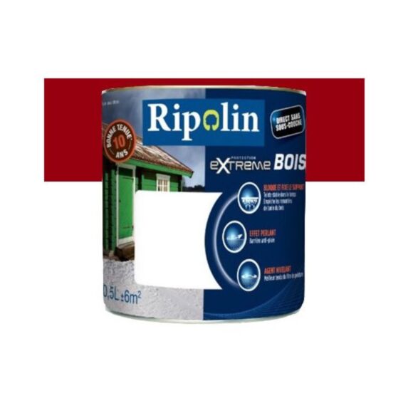 Peinture Protection eXtreme bois 0,5L rouge vif