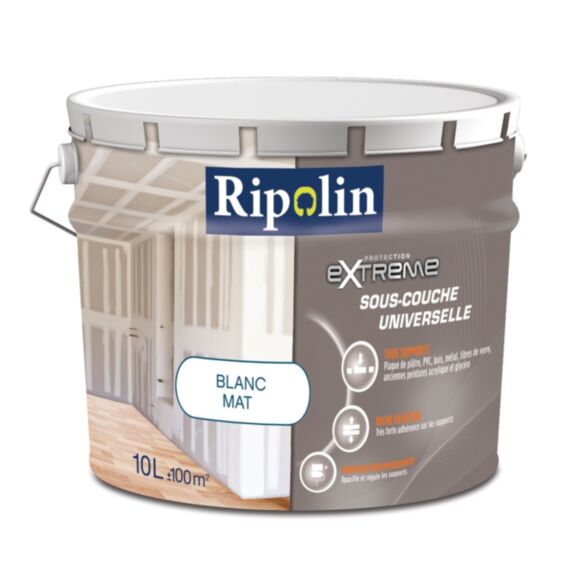 SOUS COUCHE UNIVERSELLE “EXTREME” 10 L blanc - RIPOLIN