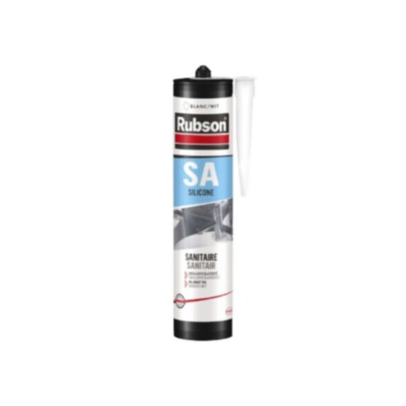 Mastic sanitaire blanc 300 mL - RUBSON