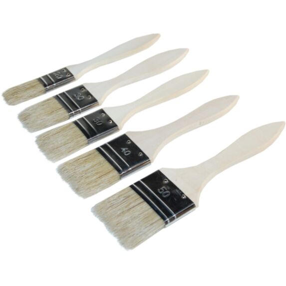 Lot 5 pinceaux plats - NESPOLI