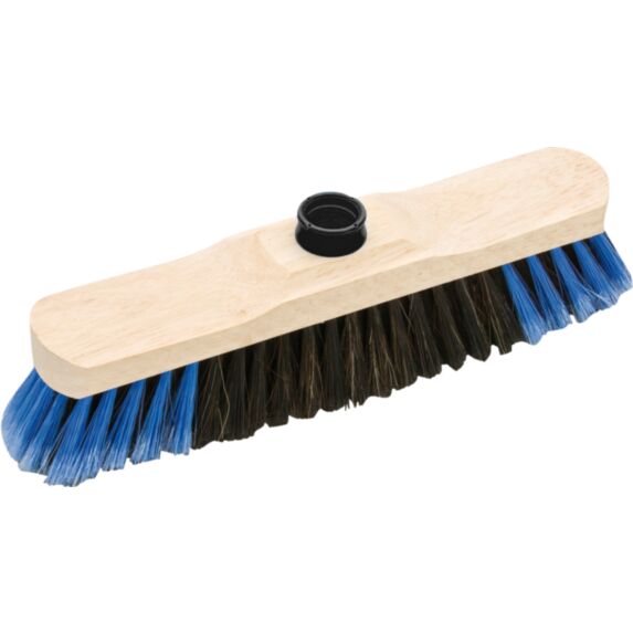Balai droit crin souple bleu et noir