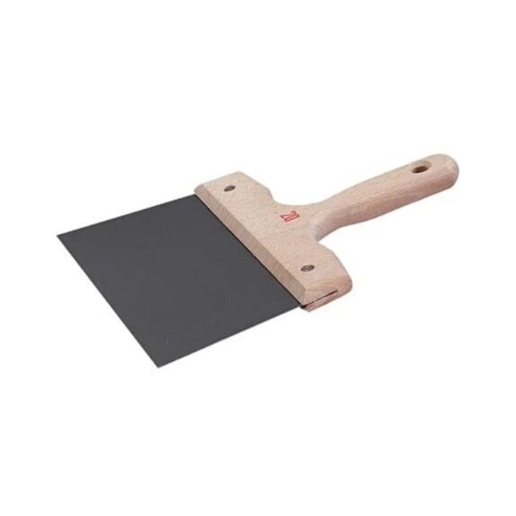 Couteau à enduire lame acier manche bois 12mm