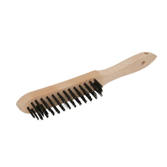Brosse métallique à manche rigide