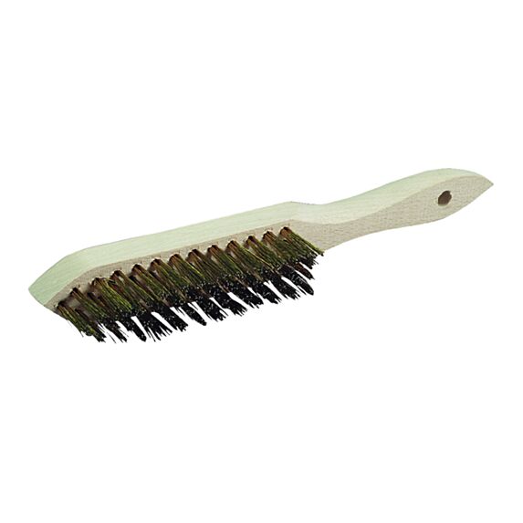 Brosse métallique à manche souple